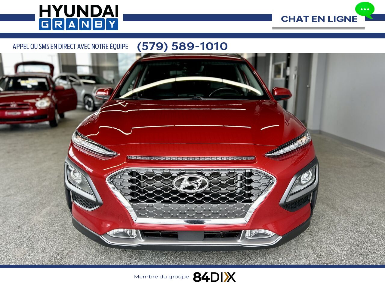 2018 Hyundai Kona Red Granby - photo #2