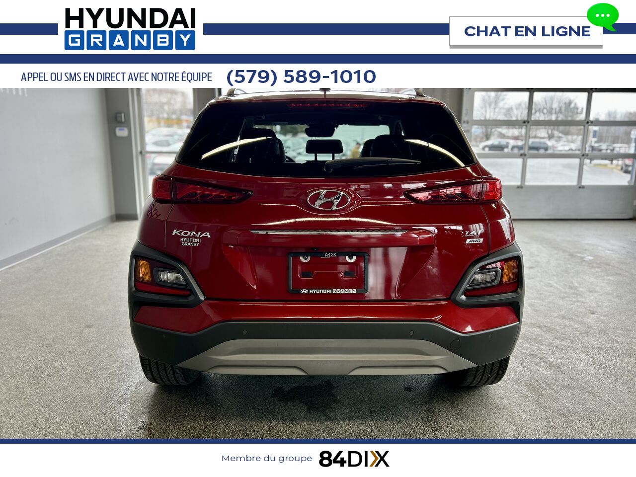 2018 Hyundai Kona Red Granby - photo #5