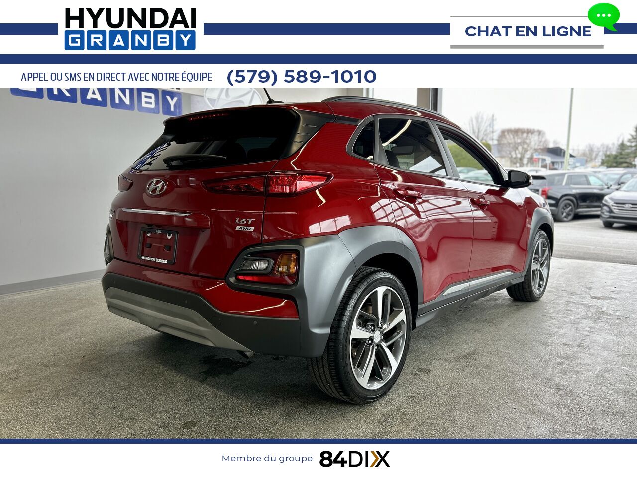 2018 Hyundai Kona Red Granby - photo #6