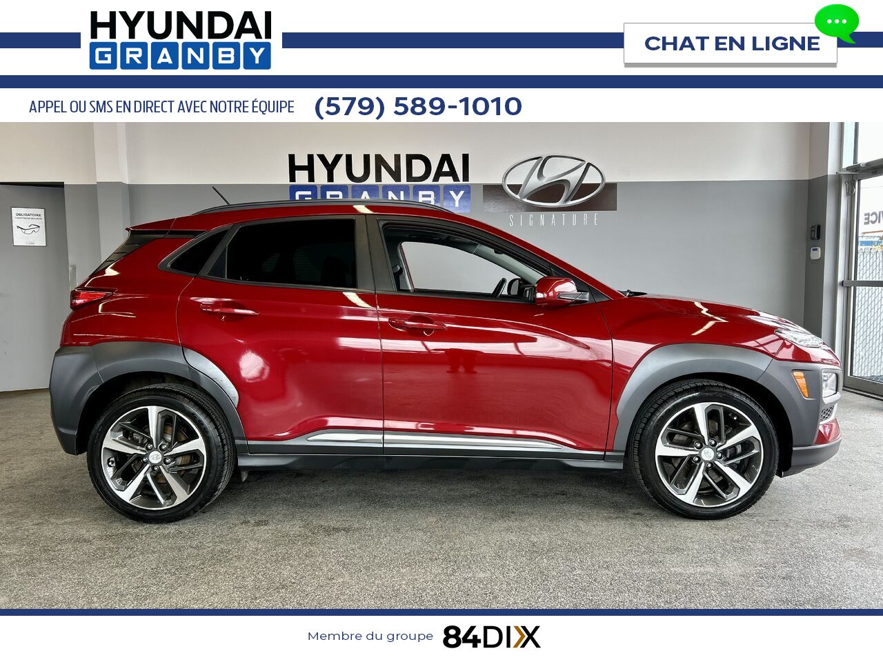2018 Hyundai Kona Red Granby - photo #7