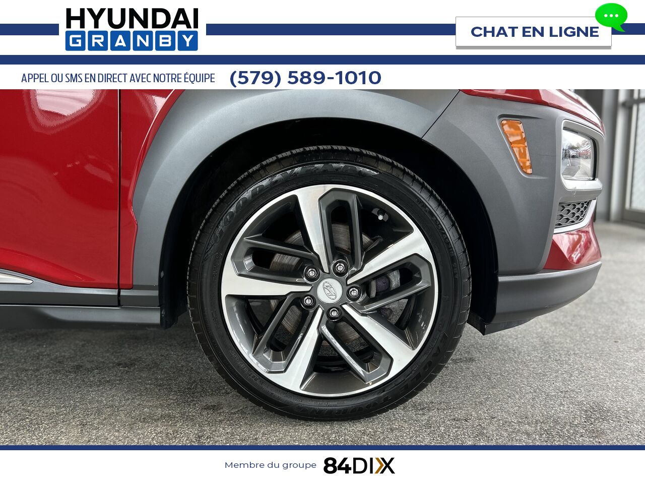 2018 Hyundai Kona Red Granby - photo #8