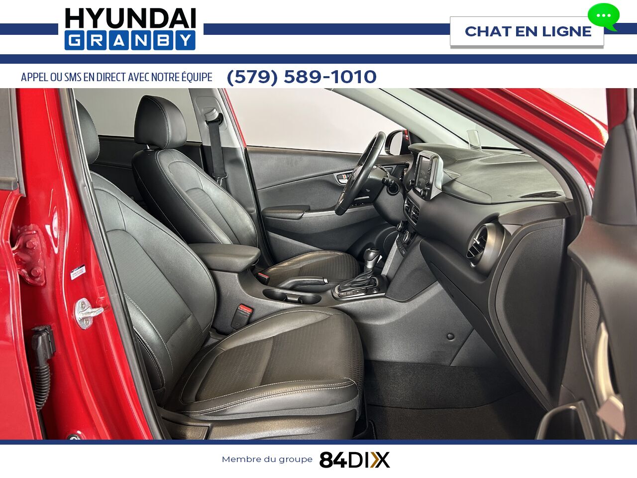 2018 Hyundai Kona Red Granby - photo #23