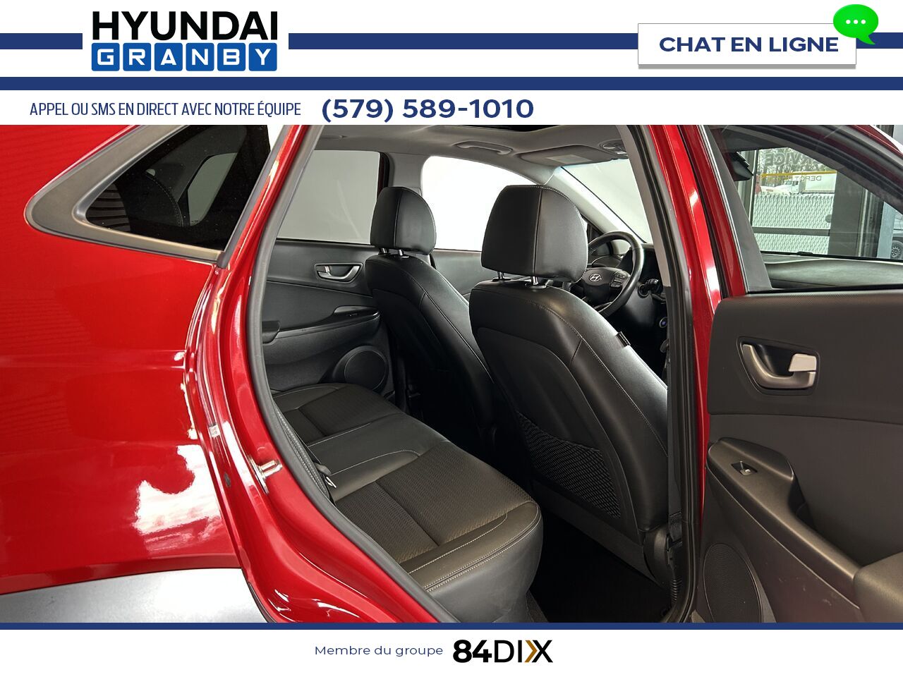 2018 Hyundai Kona Red Granby - photo #26