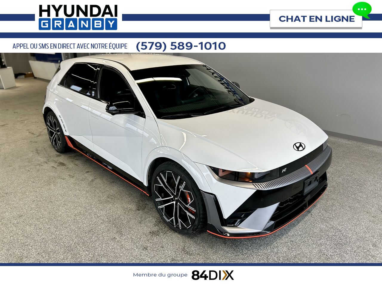 Hyundai IONIQ 5 N 2025 Blanc Granby - photo #1