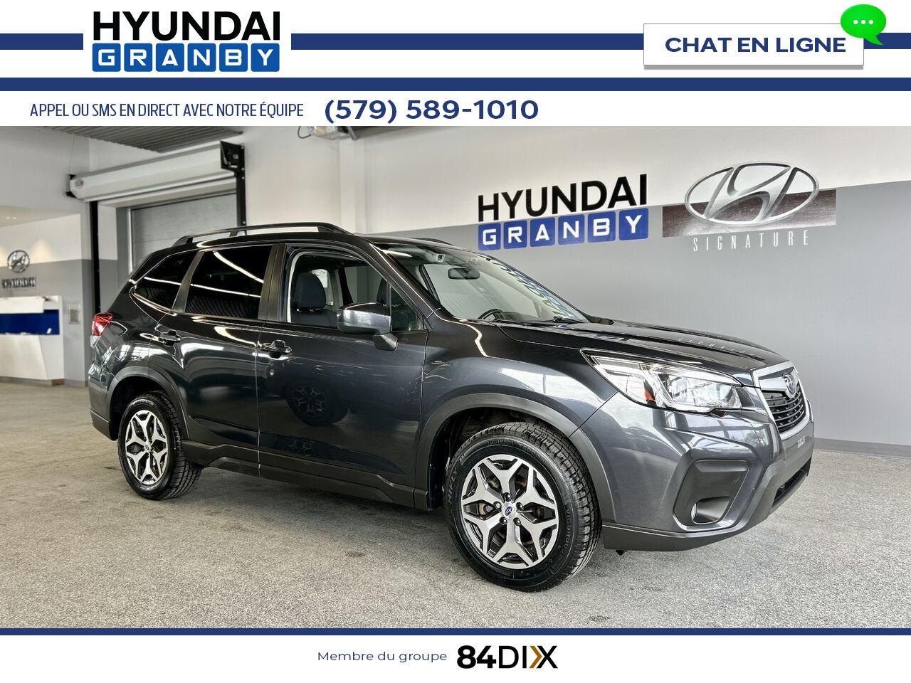 Subaru Forester 2019 Bleu Granby - photo #0