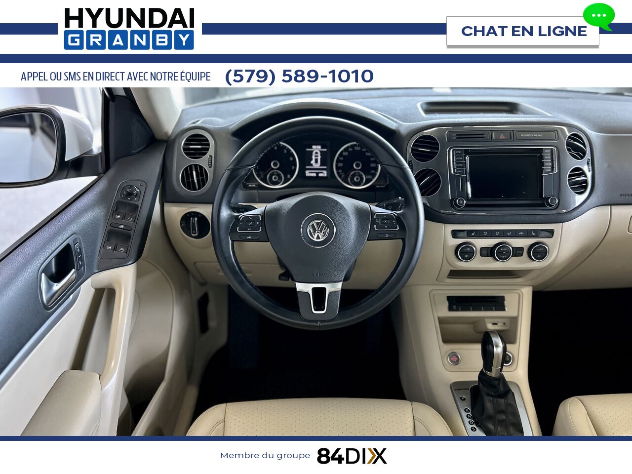 2016 Volkswagen Tiguan White Granby - photo #15