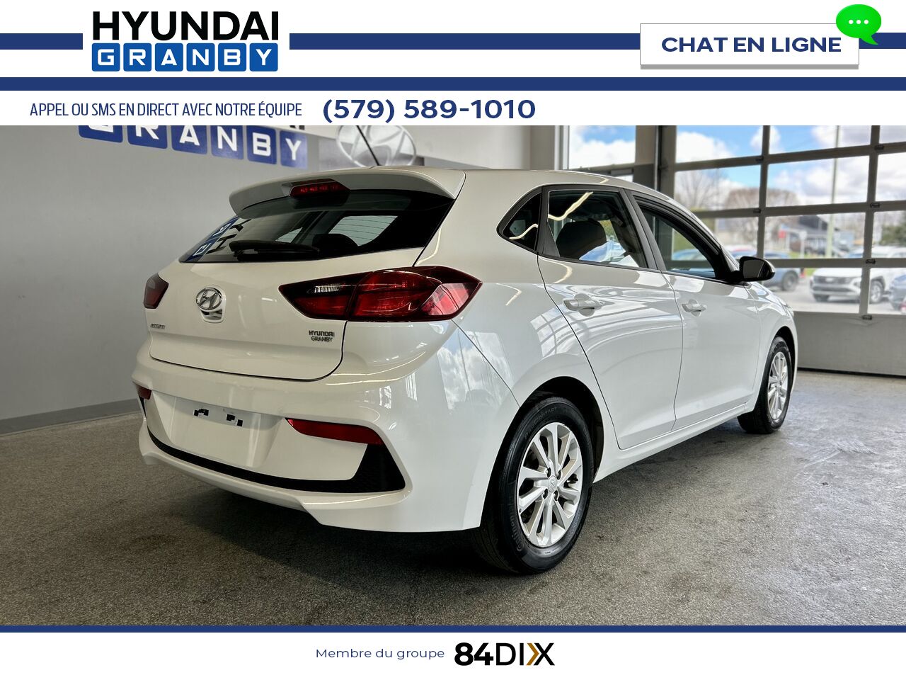 Hyundai Accent 2020 Blanc Granby - photo #5