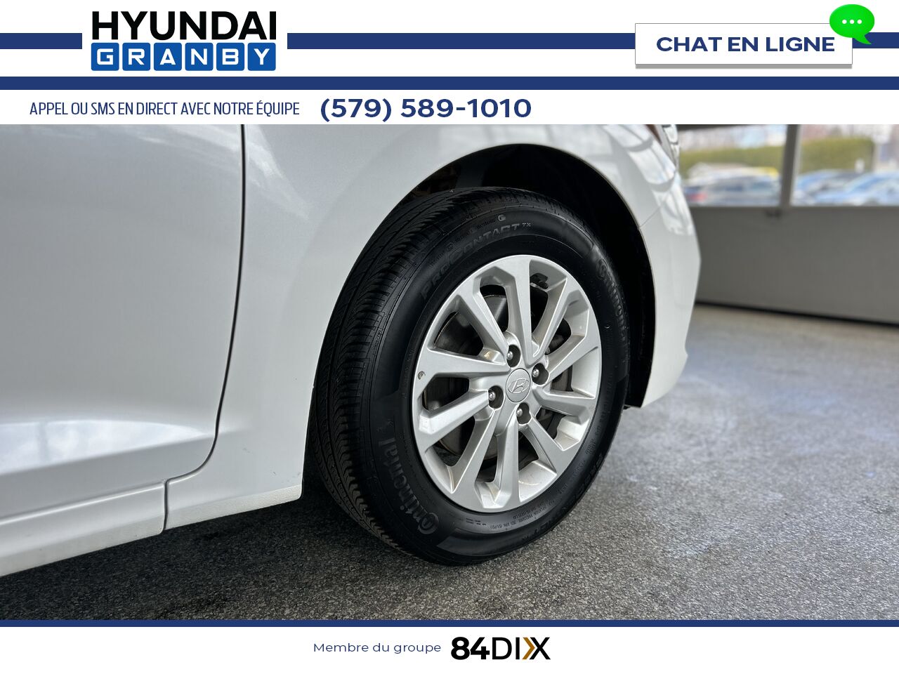 Hyundai Accent 2020 Blanc Granby - photo #8