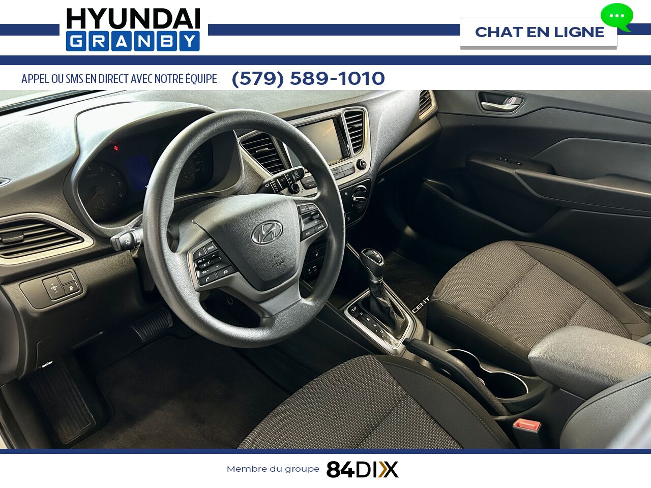 Hyundai Accent 2020 Blanc Granby - photo #9