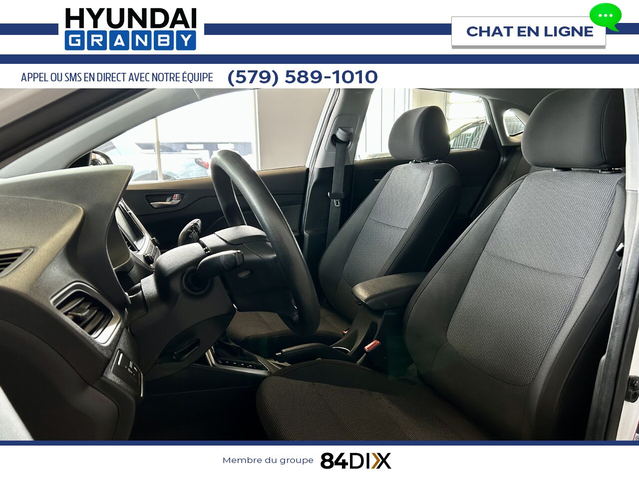 Hyundai Accent 2020 Blanc Granby - photo #10