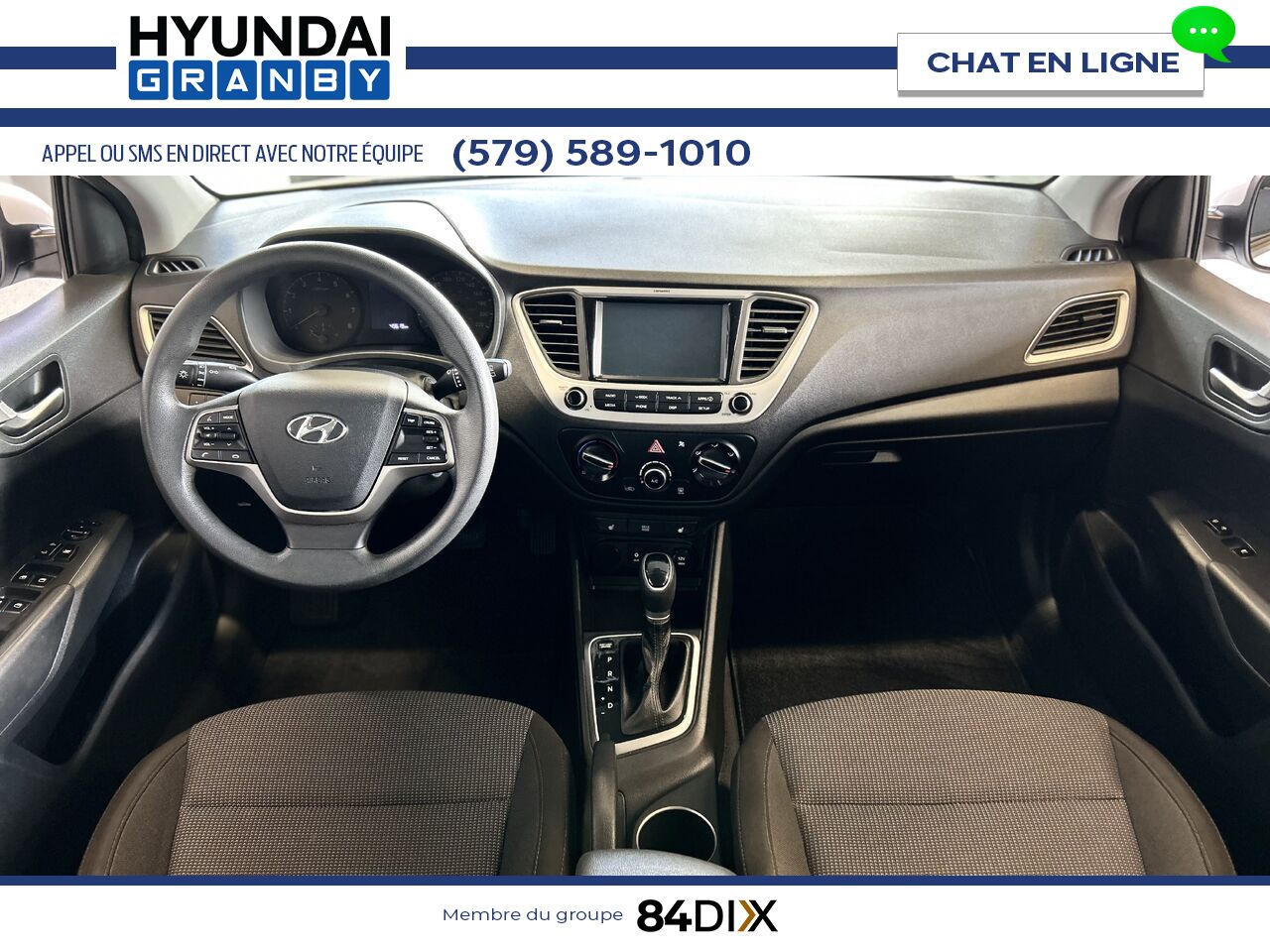 Hyundai Accent 2020 Blanc Granby - photo #12