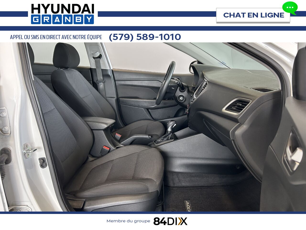 Hyundai Accent 2020 Blanc Granby - photo #22