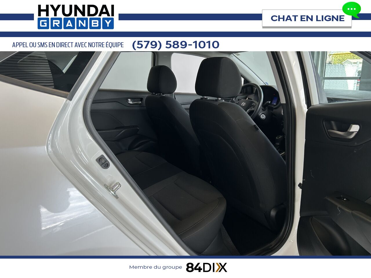 Hyundai Accent 2020 Blanc Granby - photo #24