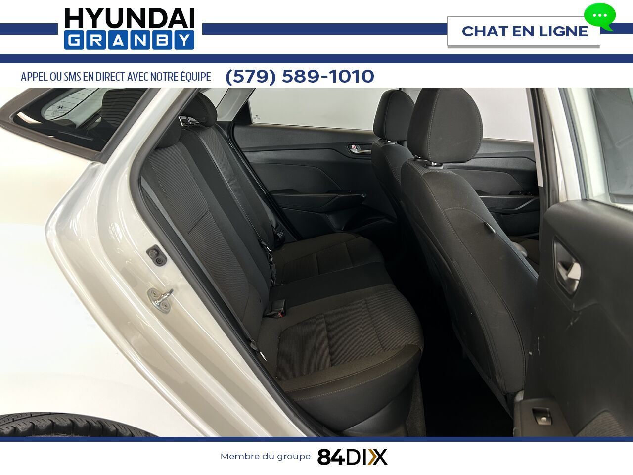 Hyundai Accent 2020 Blanc Granby - photo #25