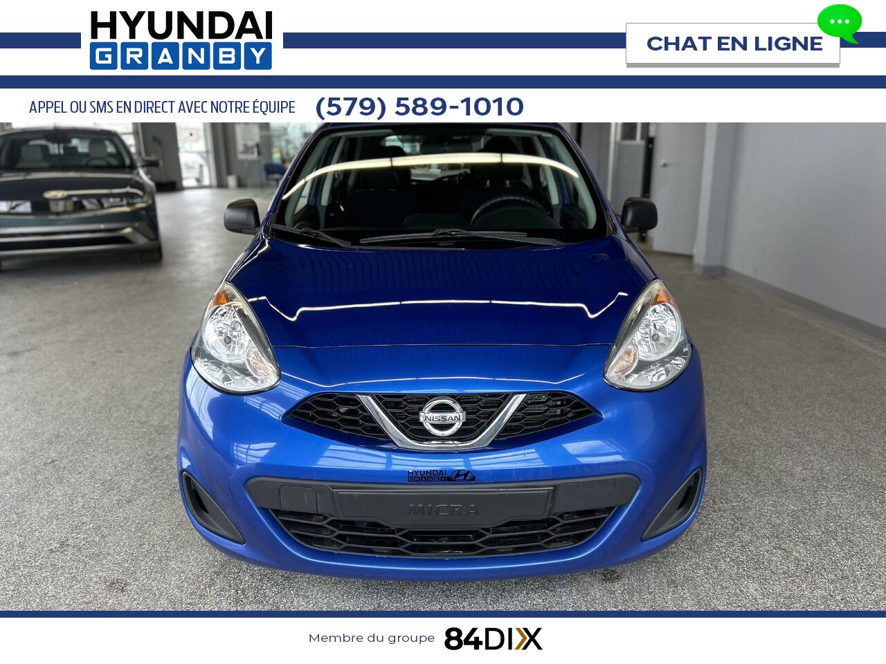 2015 Nissan Micra Blue Granby - photo #2