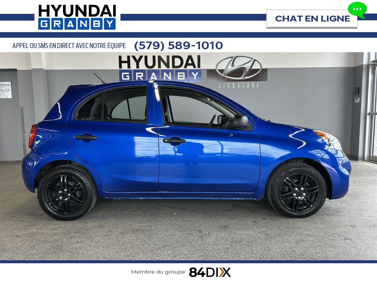 2015 Nissan Micra Blue Granby - photo #7