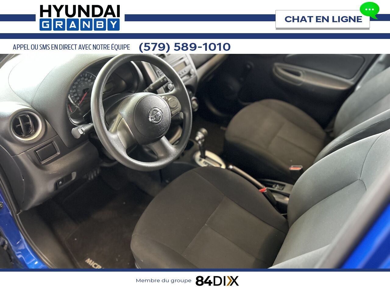 2015 Nissan Micra Blue Granby - photo #9