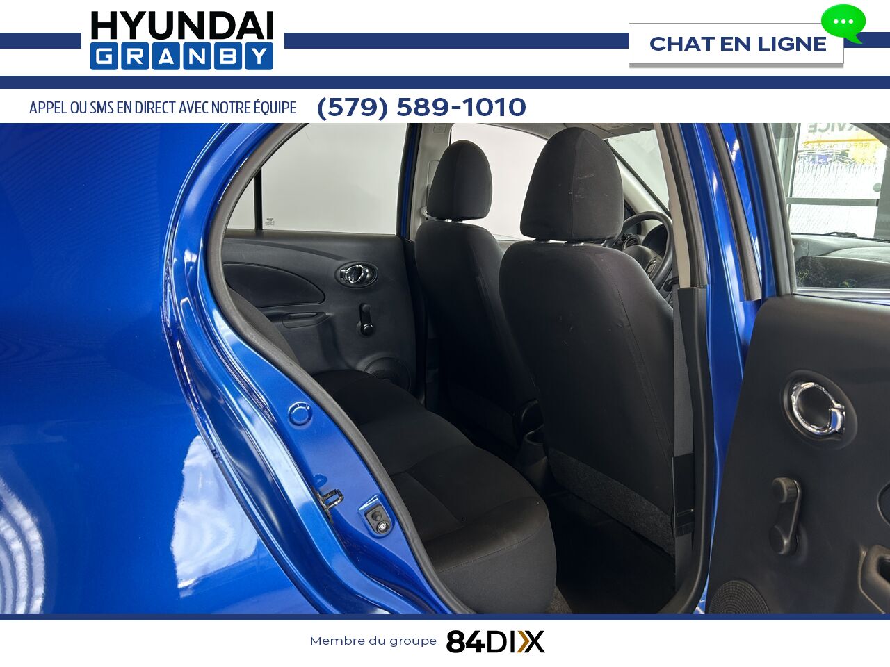 2015 Nissan Micra Blue Granby - photo #18