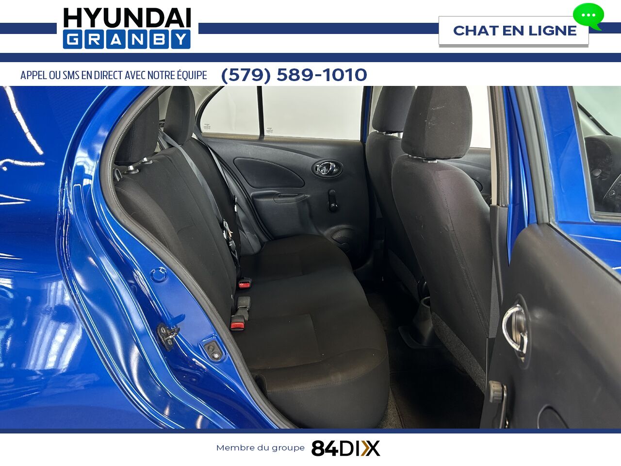 2015 Nissan Micra Blue Granby - photo #19