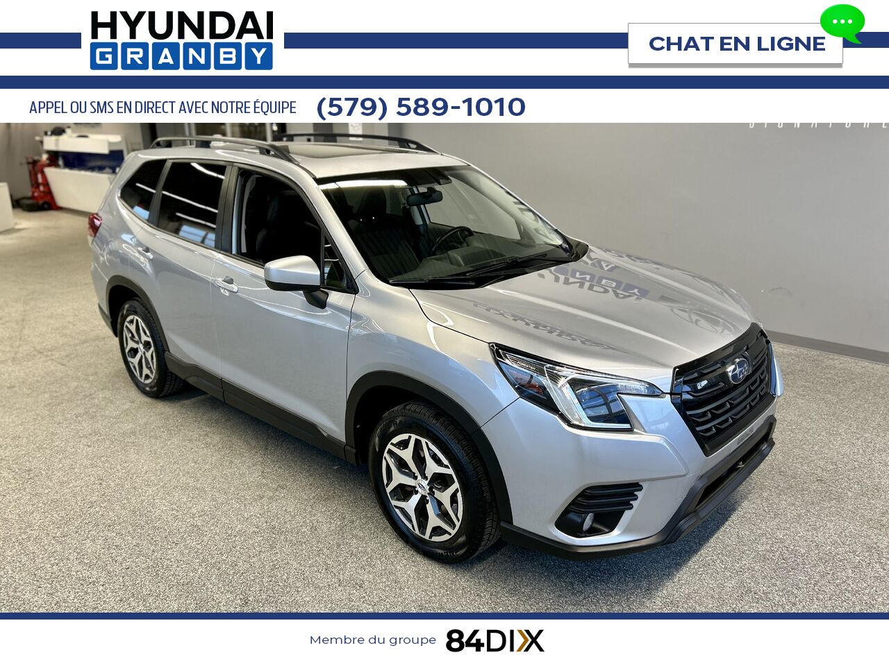 2023 Subaru Forester Silver Granby - photo #1