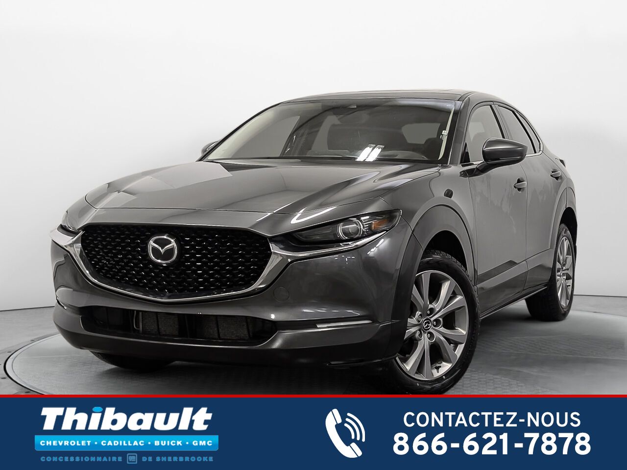 Mazda CX-30 AWD GT Toit Ouvrant Cuir Si&egrave;ges et Volan Chauffant 2021 Noir Sherbrooke - photo #0