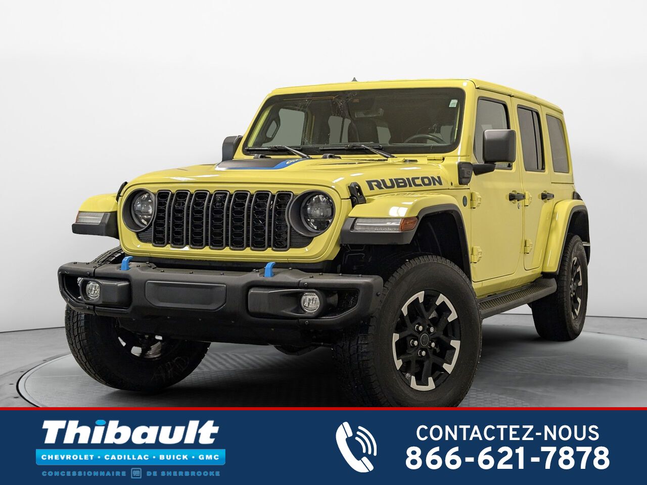 Jeep WRANGLER Jeep RUBICON 4XE 4 doors PHEV 2 Toits 2024 Vert Sherbrooke - photo #0