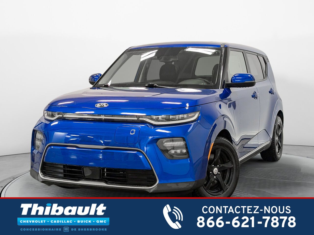 Kia SOUL 2020 Kia Soul Premium EV Electrique ***34.171 KM * 2020 Bleu Sherbrooke - photo #0