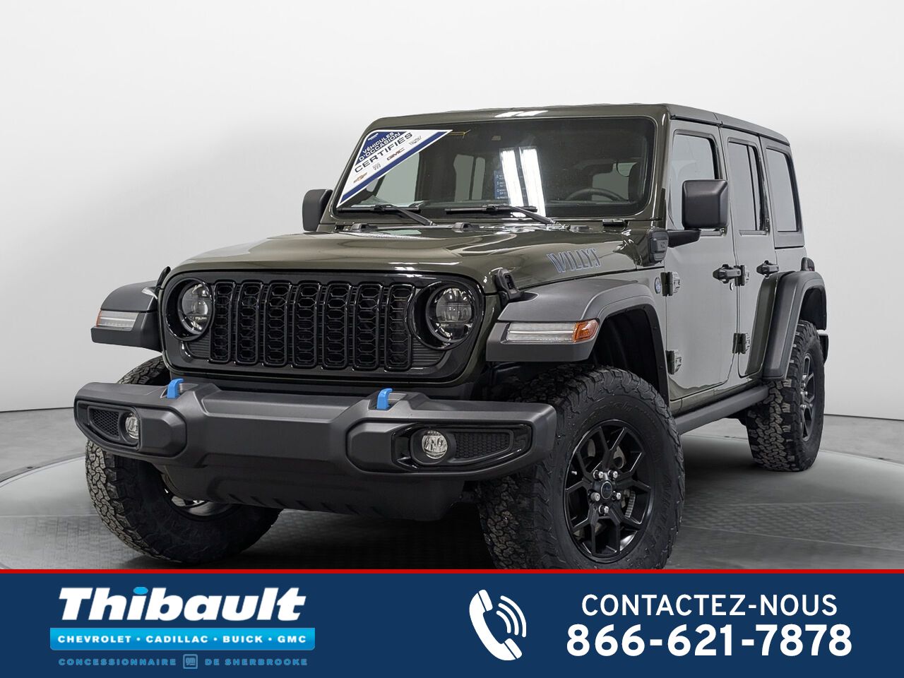 Jeep WRANGLER 2024 JEEP Wrangler4XE 4 door Willys PHEV 2024 Autre Sherbrooke - photo #0