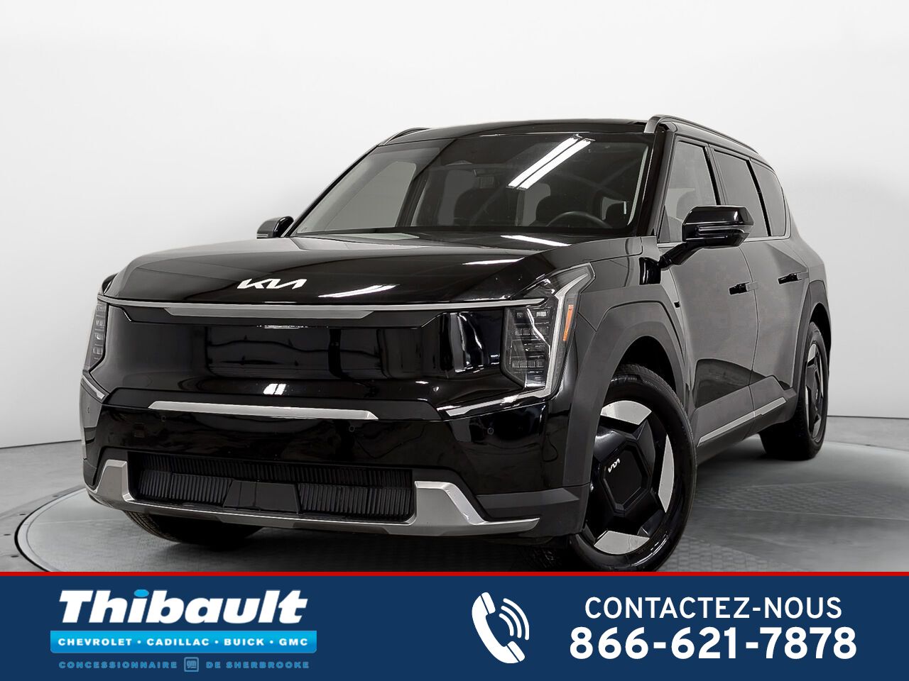 Kia EV9 Land AWD 7 Places Hitch 2025 Noir Sherbrooke - photo #0