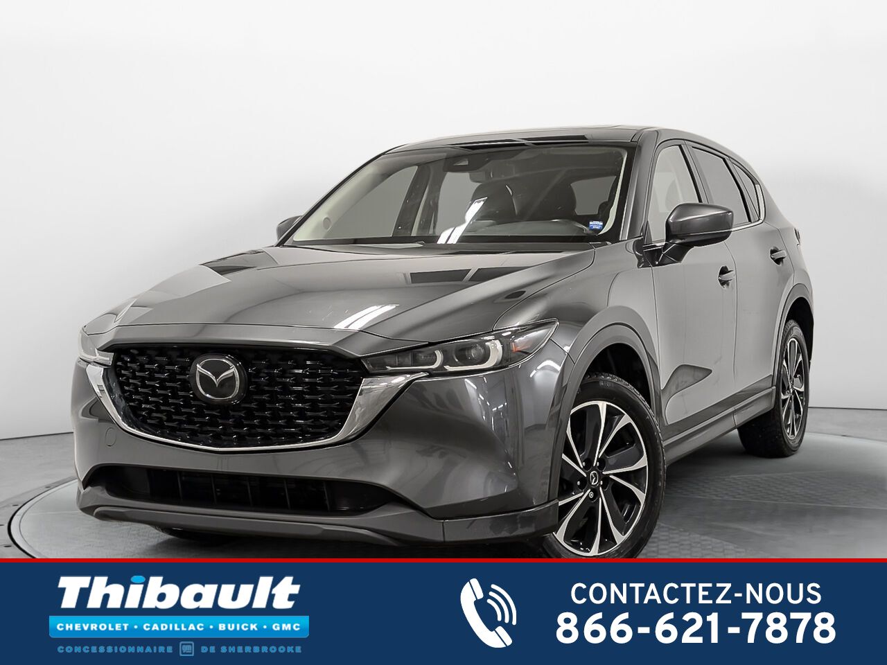 Mazda CX-5 AWD GS Toit Ouvrant Moteur 2.5L Skyactiv G 2023 Noir Sherbrooke - photo #0