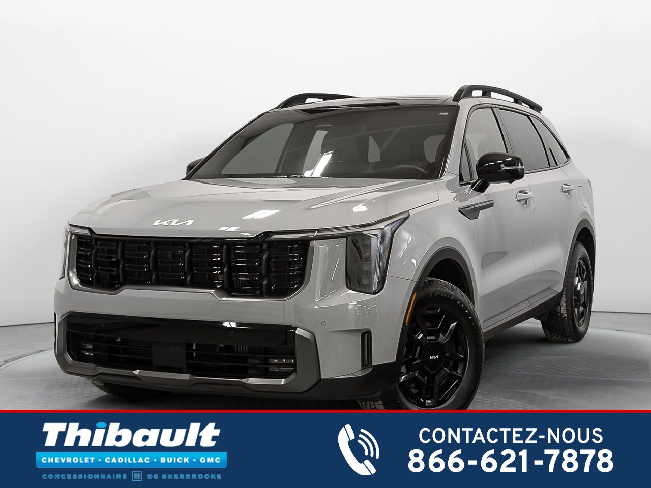 Kia SORENTO AWD X-PRO 6 Place Remorquage 4500 lbs 2024 Gris Sherbrooke - photo #0