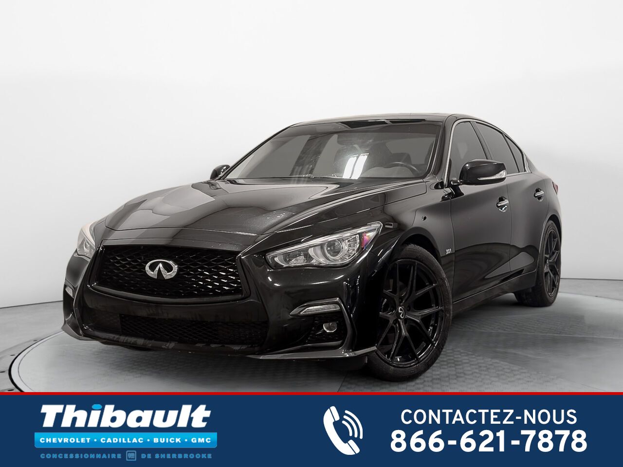 Infiniti Q50 Signature Edition AWD Toit Ouvrant 2020 Noir Sherbrooke - photo #0
