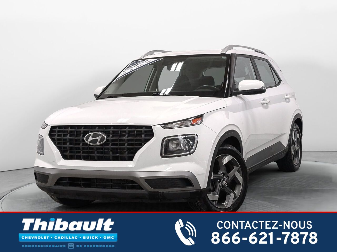 2022 Hyundai VENUE 1.6L Trend Toit Ouvrant Si&egrave;ges et Volant Chauffant White Sherbrooke - photo #0