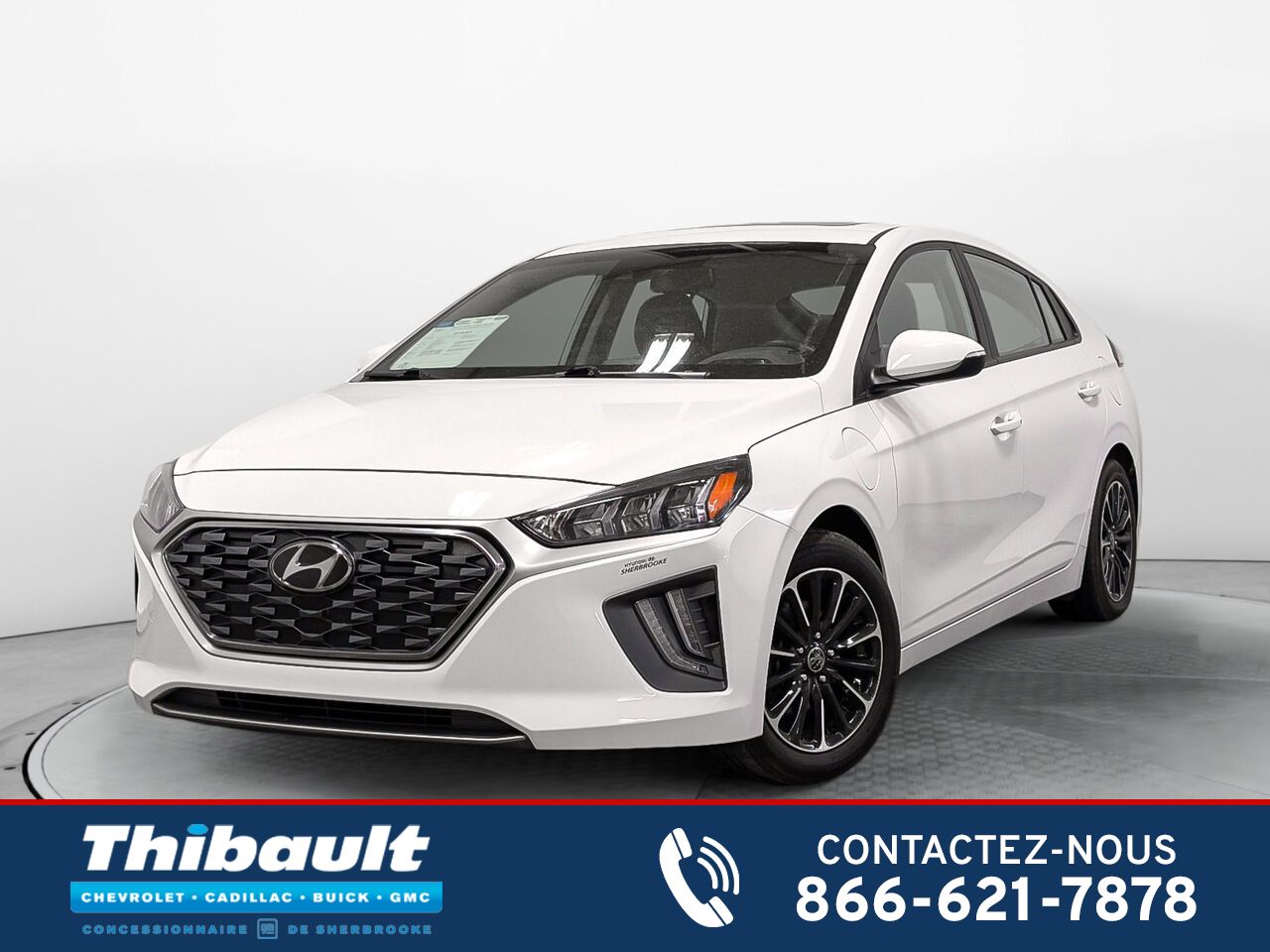 Hyundai IONIQ Plug-in Hybrid Preferred Bas Kilom&eacute;trage 2021 Blanc Sherbrooke - photo #0
