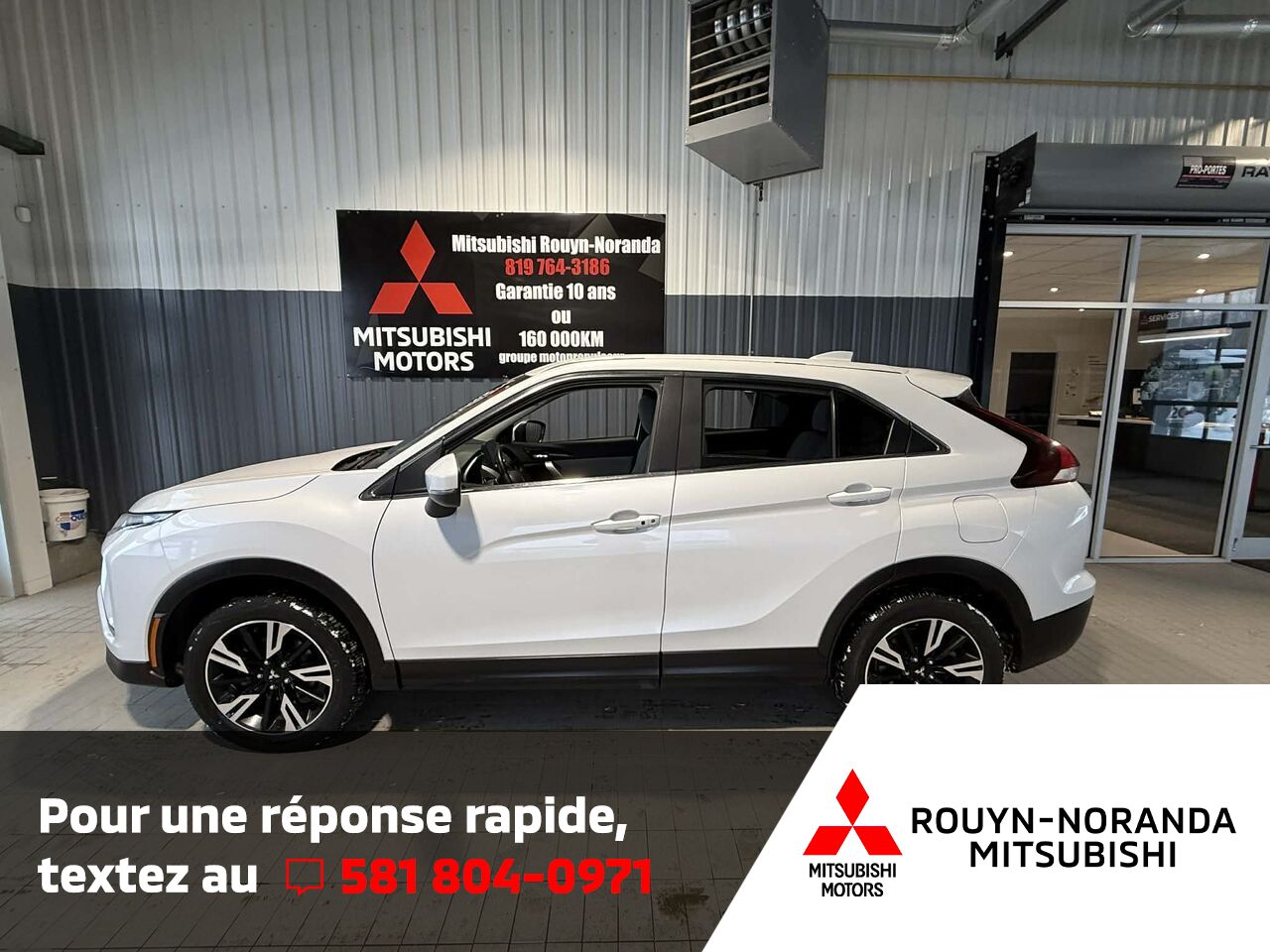 Mitsubishi Eclipse Cross 2023 Blanc Rouyn-Noranda - photo #3