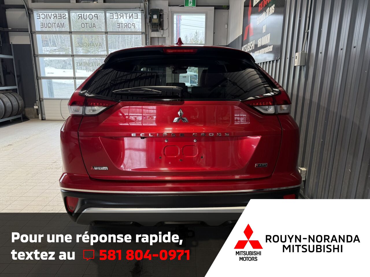 Mitsubishi Eclipse Cross SE S-AWC *Disponibilit&eacute; limit&eacute;e* 2022 Rouge Rouyn-Noranda - photo #2