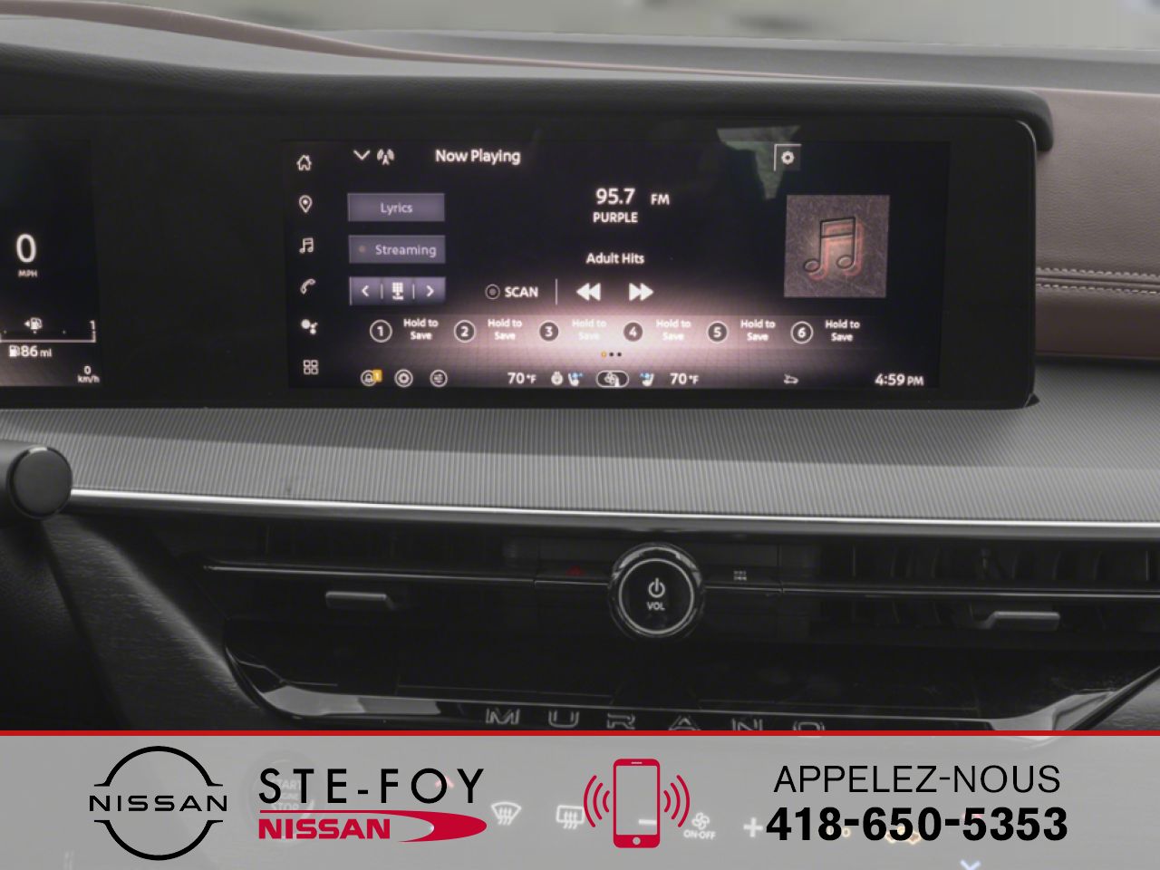 2025 NISSAN Murano Champagne Silver Metallic Ste-Foy - photo #7