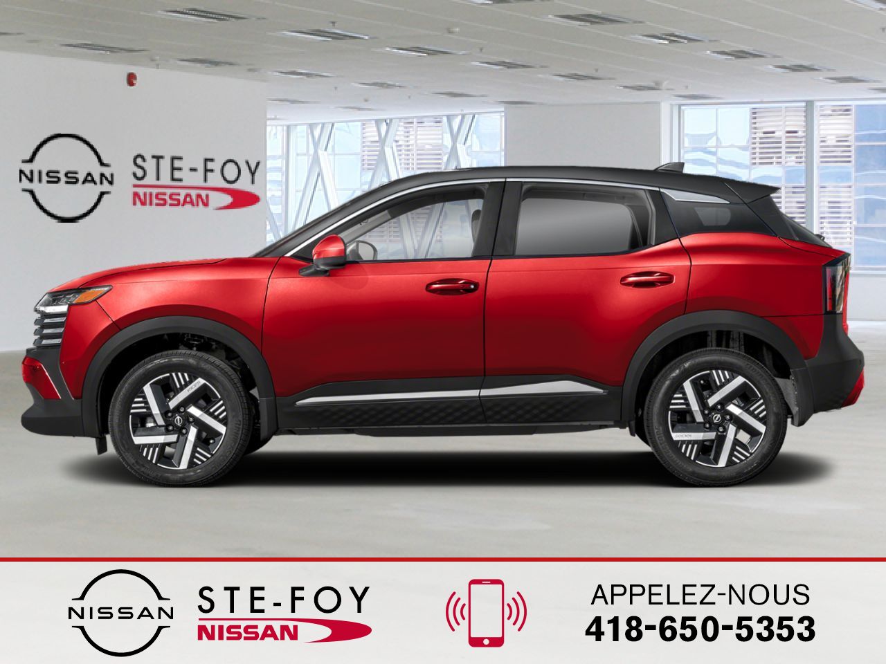 2026 NISSAN Kicks Scarlet Ember Tintcoat/Super Black Ste-Foy - photo #2