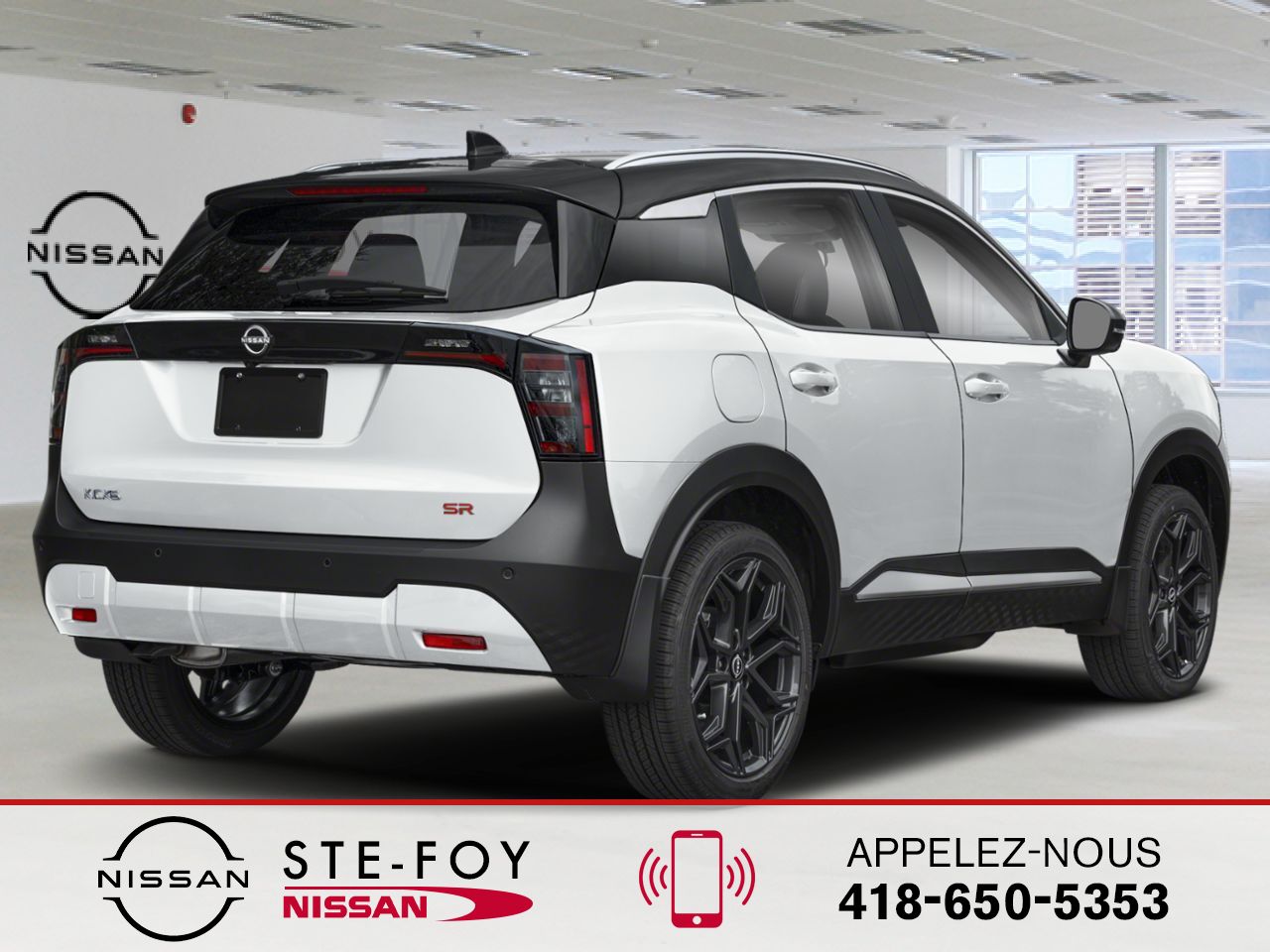 NISSAN Kicks 2026 Blanc d'Aspen triple couche/Noir intense Ste-Foy - photo #2