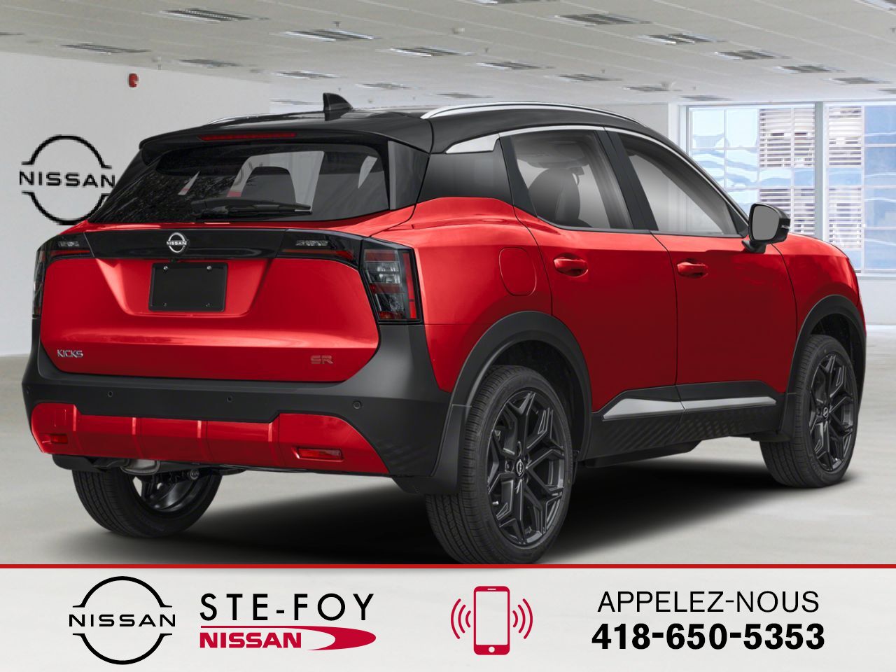 NISSAN Kicks 2026 Teinte braise écarlate/Noir intense Ste-Foy - photo #2