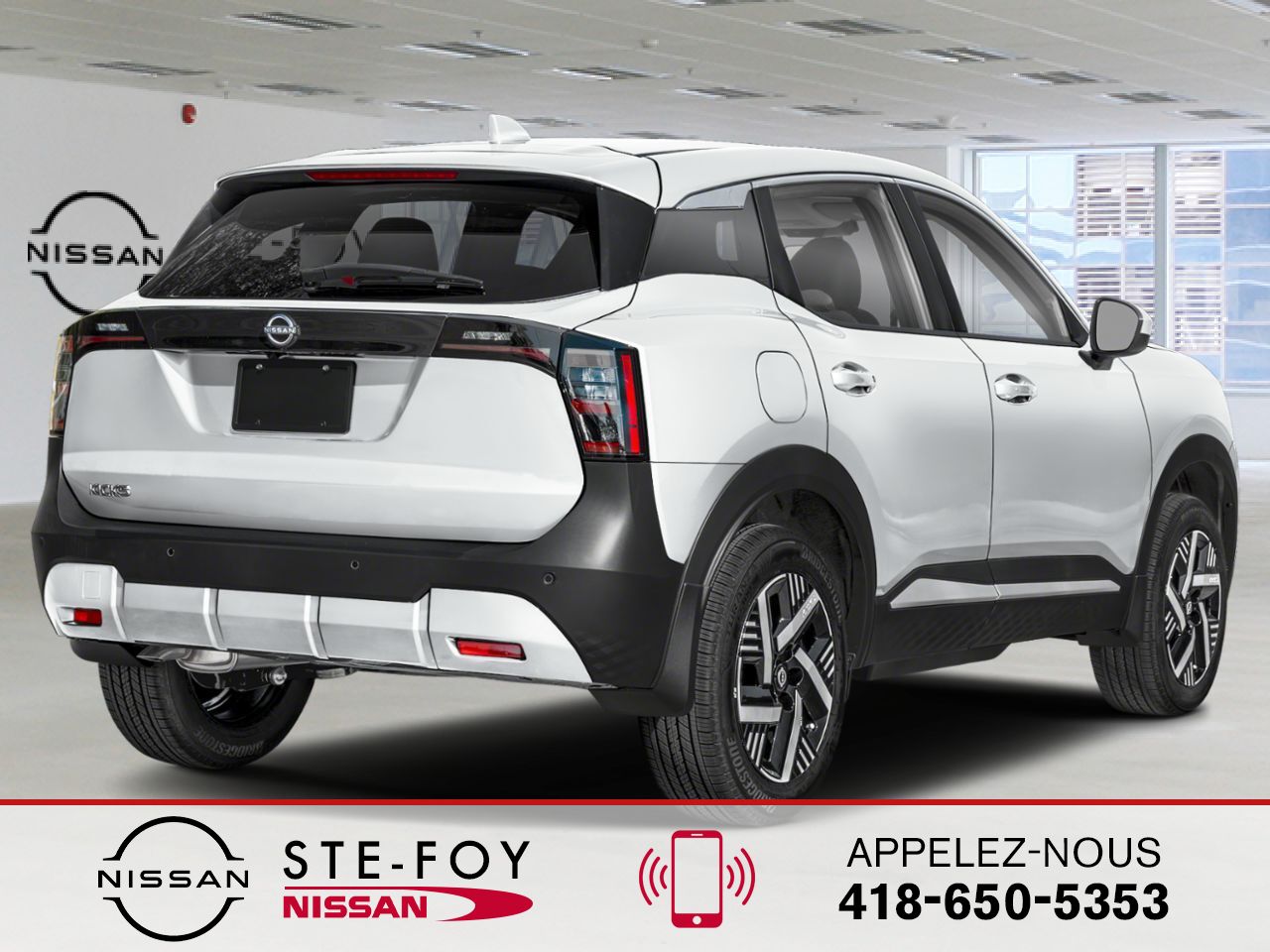 NISSAN Kicks 2026 Blanc d'Aspen triple couche Ste-Foy - photo #1