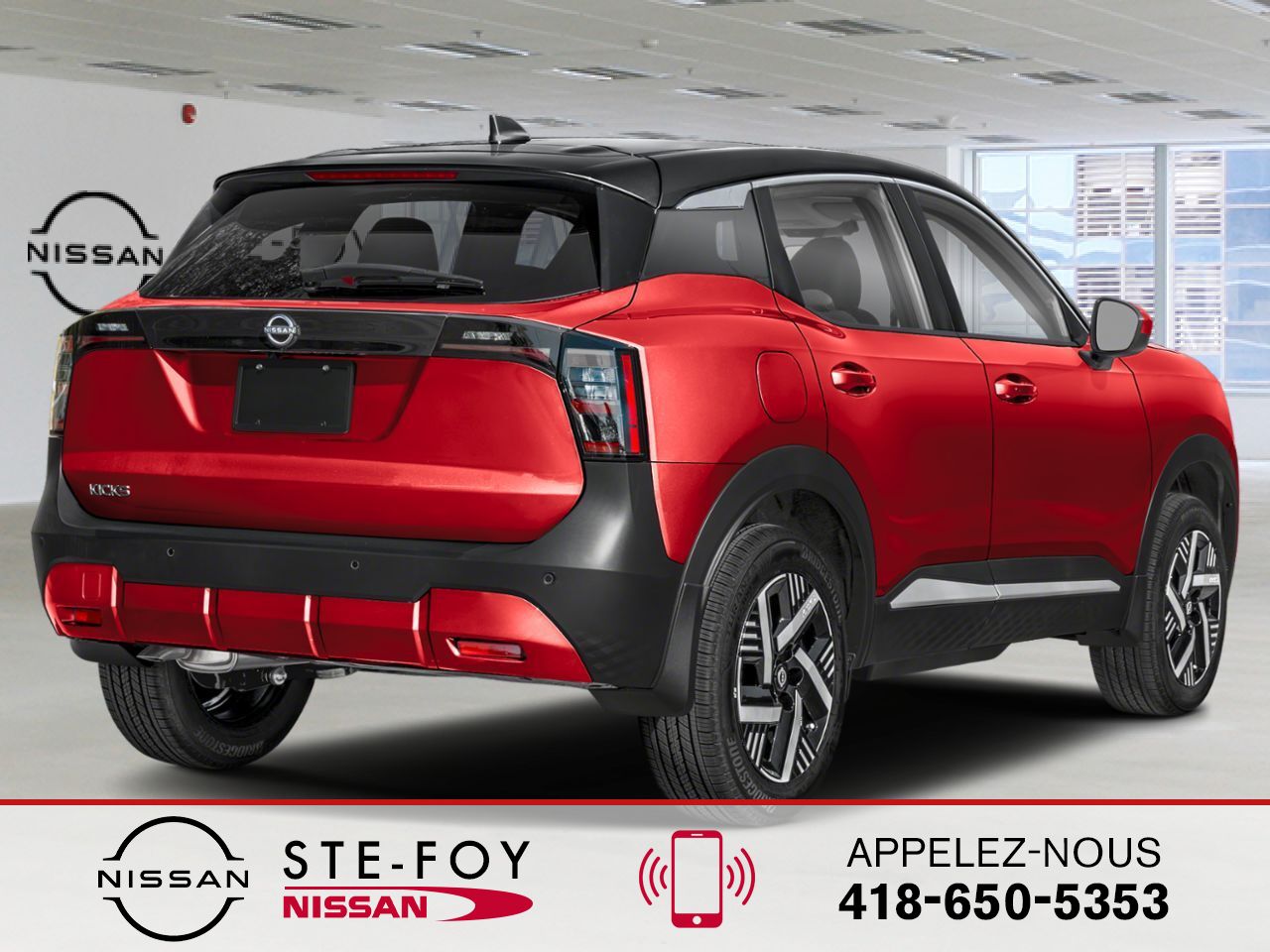2026 NISSAN Kicks Scarlet Ember Tintcoat/Super Black Ste-Foy - photo #1