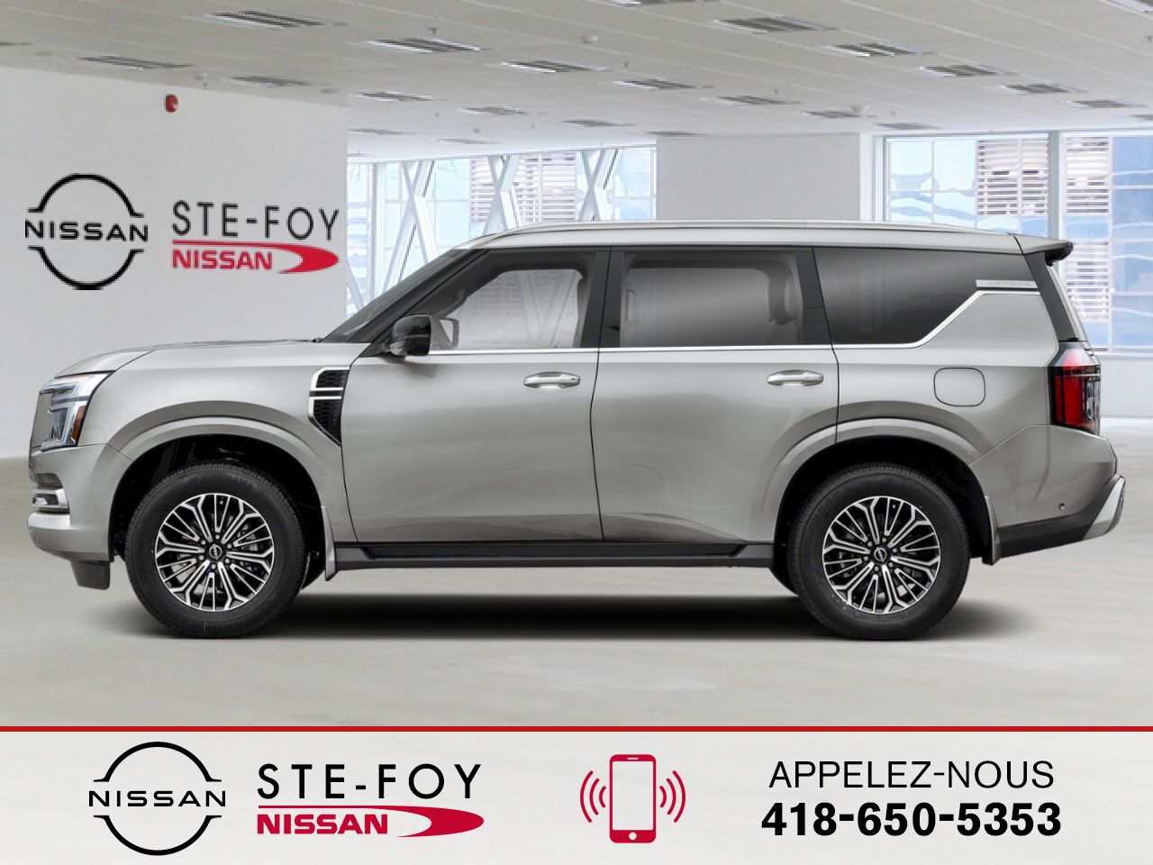 2026 NISSAN Armada Brilliant Silver Metallic Ste-Foy - photo #2