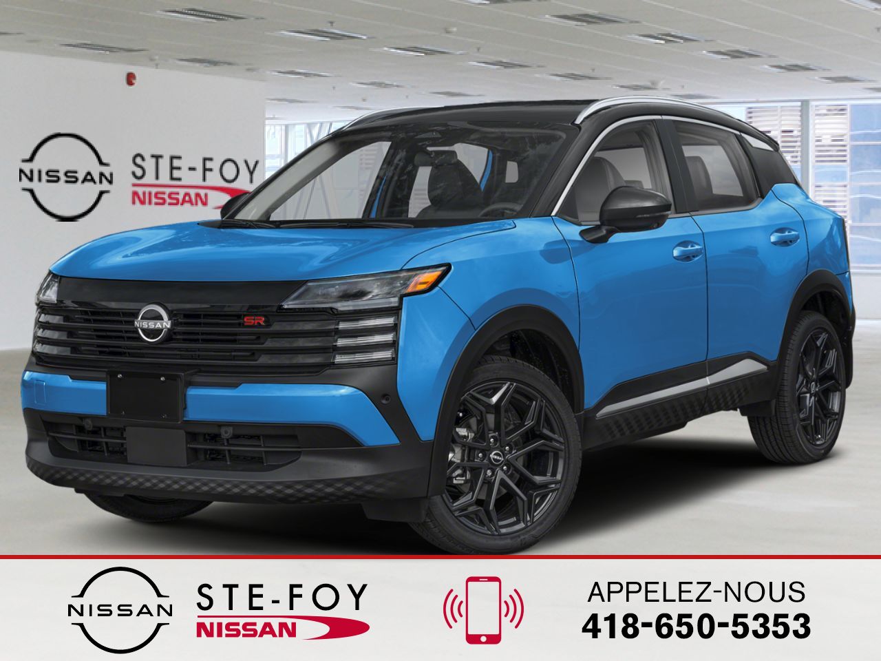 NISSAN Kicks 2026 Bleu glacial arctique/Noir intense Ste-Foy - photo #0