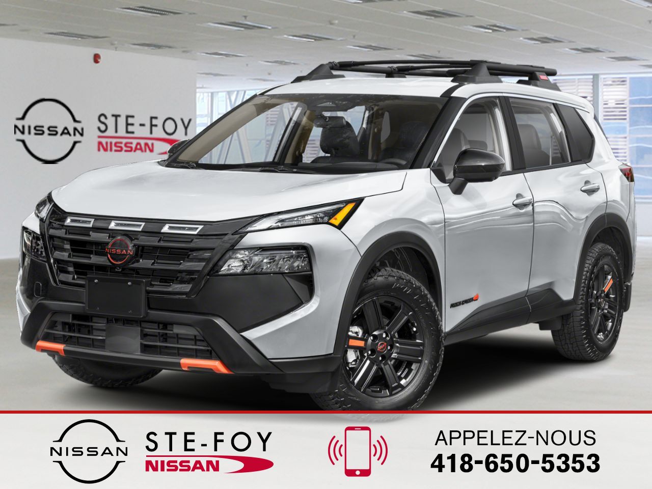 NISSAN Rogue 2026 Blanc Everest nacré triple couche Ste-Foy - photo #0