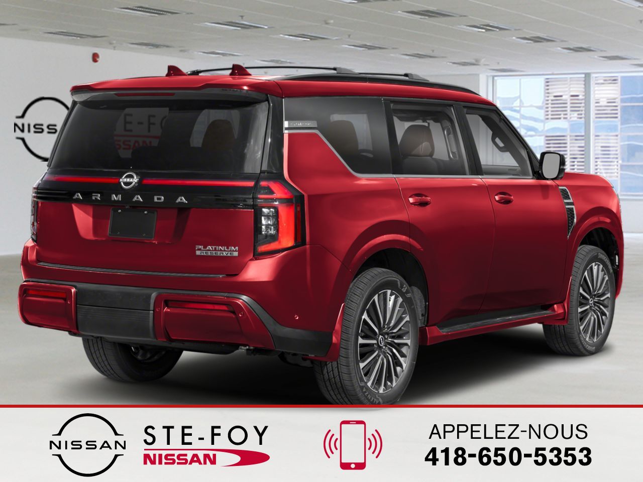 2026 NISSAN Armada Coulis Red Pearl Ste-Foy - photo #2