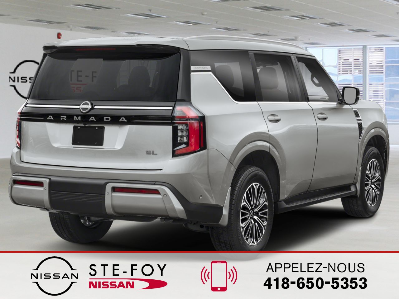 2026 NISSAN Armada Brilliant Silver Metallic Ste-Foy - photo #1