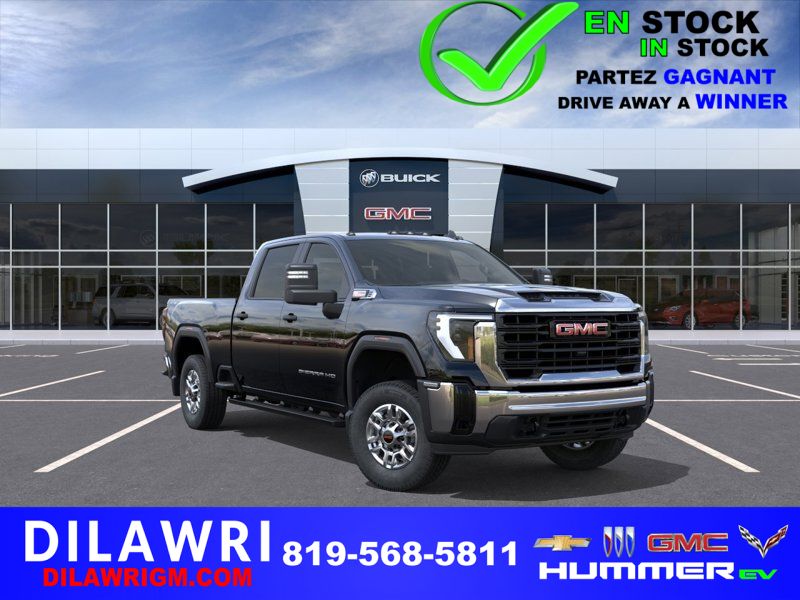 2026 GMC Sierra 2500HD Pro cabine multiplace 4RM 159 po Onyx Black Gatineau - photo #0