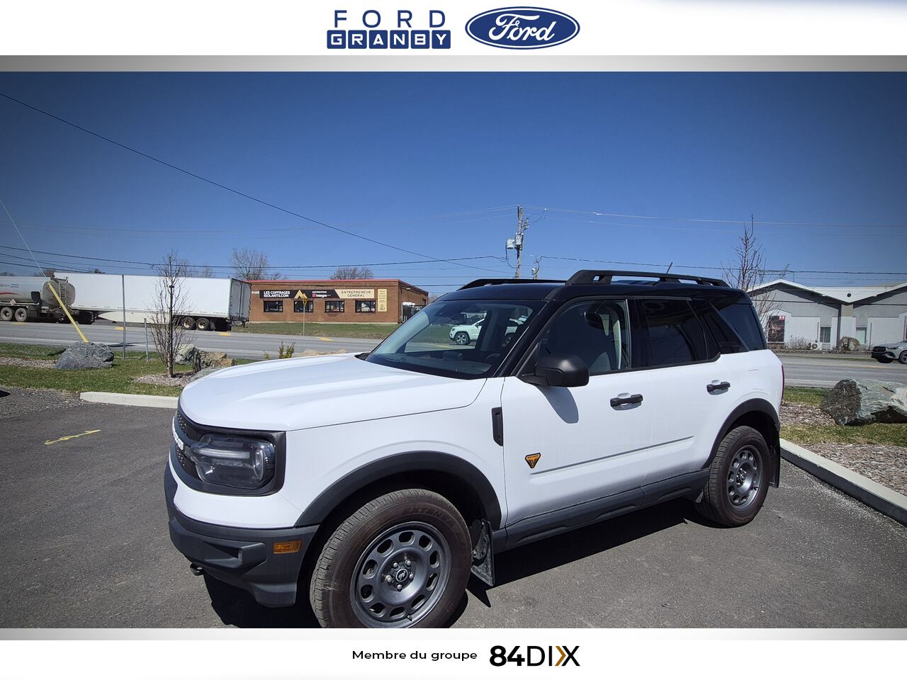 Ford Bronco Sport 2021 Blanc Granby - photo #2