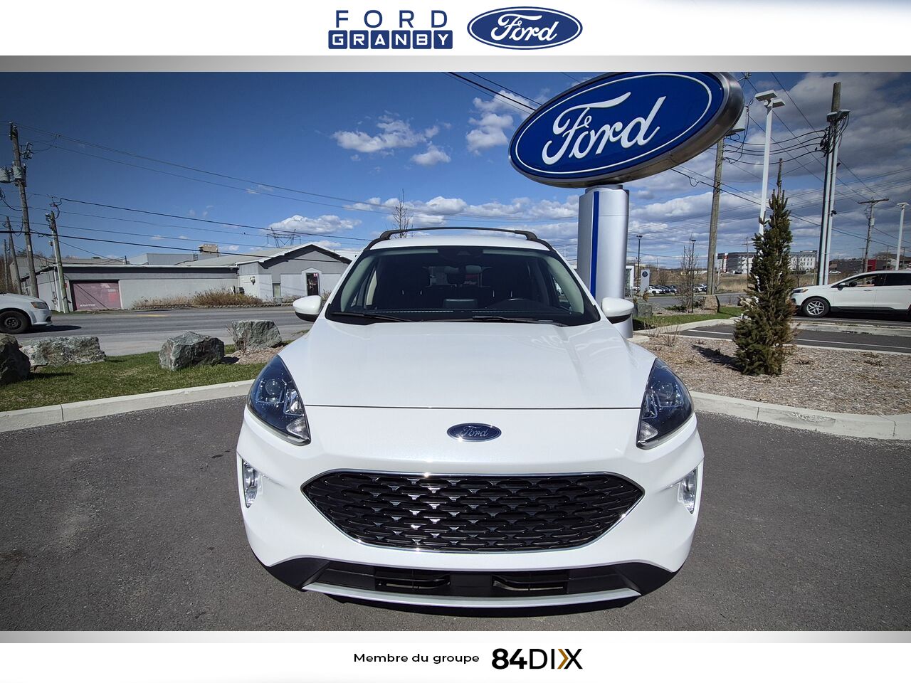 Ford Escape 2020 Blanc Granby - photo #1